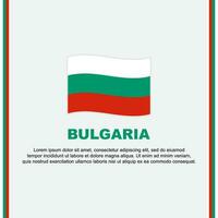Bulgária bandeira fundo Projeto modelo. Bulgária independência dia bandeira social meios de comunicação publicar. Bulgária desenho animado vetor