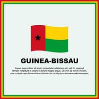 Guiné-Bissau bandeira fundo Projeto modelo. Guiné-Bissau independência dia bandeira social meios de comunicação publicar. Guiné-Bissau bandeira vetor