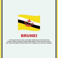 brunei bandeira fundo Projeto modelo. brunei independência dia bandeira social meios de comunicação publicar. brunei desenho animado vetor