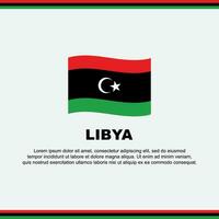 Líbia bandeira fundo Projeto modelo. Líbia independência dia bandeira social meios de comunicação publicar. Líbia Projeto vetor