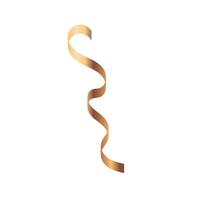 luxo espiral dourado fita vetor