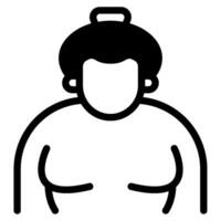 sumô ícone ilustração, para uiux, infográfico, etc vetor
