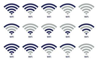 sinal Wi-fi ícone vetor. Wi-fi, Wi-fi ícone. sinal ícone símbolo imagem vetor. vetor