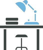 escrivaninha luminária ícone vetor imagem. adequado para Móvel aplicativos, rede apps e impressão meios de comunicação.
