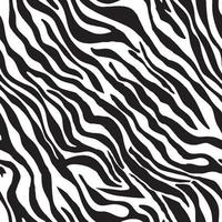 padrão sem emenda de pele de zebra moderna vetor