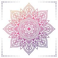 desenho vetorial de arte mandala floral vetor