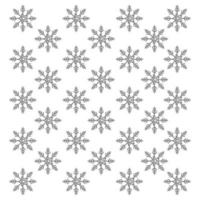 padrão de flocos de neve ícone isolado de decoração de natal vetor
