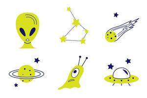 ilustração Projeto do uma plano UFO ícone, uma simples vetor símbolo do a estrangeiro enviar, estrangeiro, espaço.