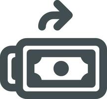 dinheiro troca Forma de pagamento ícone símbolo vetor imagem. ilustração do a dólar moeda moeda gráfico Projeto imagem