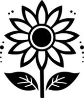 flor - minimalista e plano logotipo - vetor ilustração