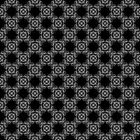 padrão abstrato sem emenda preto e branco. fundo e pano de fundo. design ornamental em tons de cinza. vetor