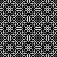 padrão abstrato sem emenda preto e branco. fundo e pano de fundo. design ornamental em tons de cinza. vetor