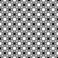 padrão abstrato sem emenda preto e branco. fundo e pano de fundo. design ornamental em tons de cinza. vetor