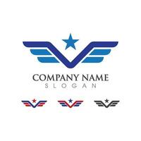 falcon logo template vector