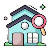 ícone de download premium de realocação de casa vetor