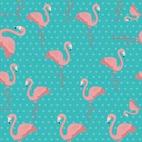 fundo de animais rosa flamingos exóticos vetor