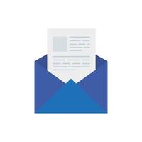 envelope mail comunicação ícone isolado vetor