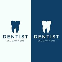 criativo dental abstrato logotipo modelo Projeto. logotipo para dentista, clínica Centro, dental Cuidado e negócios. vetor