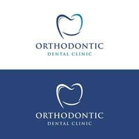 criativo dental abstrato logotipo modelo Projeto. logotipo para dentista, clínica Centro, dental Cuidado e negócios. vetor