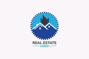imobiliária logotipo Projeto vetor modelo, elegante casa encenação serviço logotipo