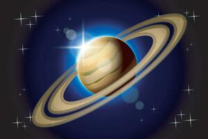 planetas conjunto13 Saturno vetor