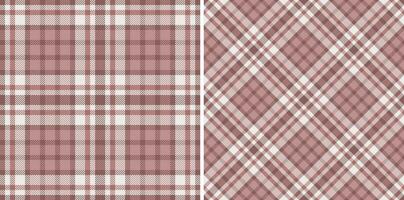 Verifica têxtil padronizar do desatado xadrez fundo com uma tartan tecido textura vetor. vetor