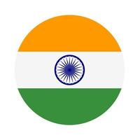 sinal abstrato da bandeira da Índia. ilustração vetorial vetor