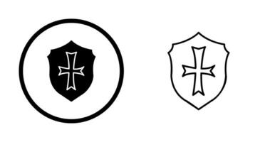 ícone de vetor de escudo exclusivo