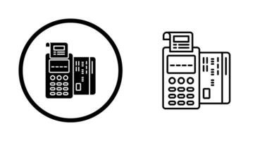 ícone de vetor terminal pos