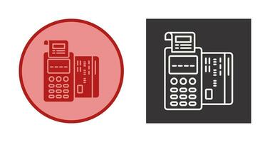 ícone de vetor terminal pos