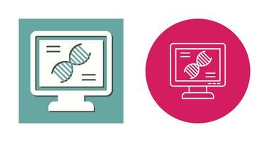 ícone de vetor de teste de dna