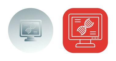 ícone de vetor de teste de dna