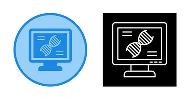 ícone de vetor de teste de dna