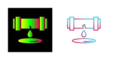 ícone de vetor de vazamento
