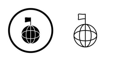 ícone de vetor de sinais globais exclusivos