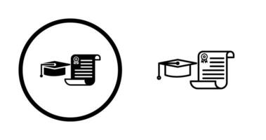 ícone de vetor de graduação exclusivo