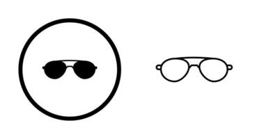 ícone de vetor de óculos de sol