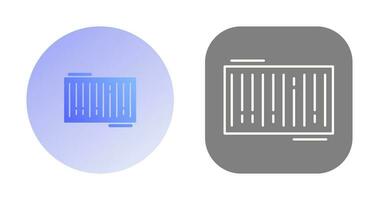 ícone de vetor de código de barras