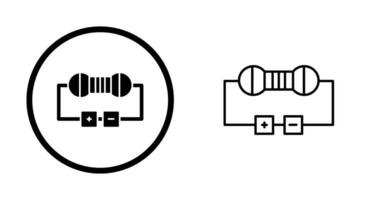 ícone de vetor de resistor