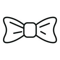 moda arco gravata ícone esboço vetor. construir Projeto vetor