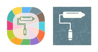 ícone de vetor de rolo de pintura