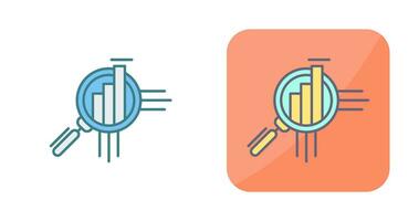 ícone de vetor de análise de negócios