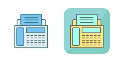 ícone de vetor de máquina de fax