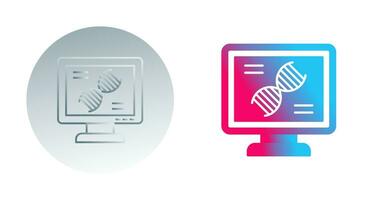 ícone de vetor de teste de dna