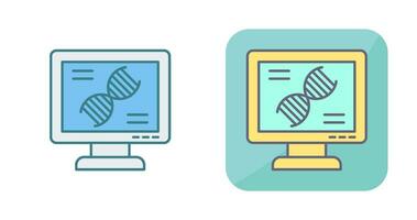 ícone de vetor de teste de dna