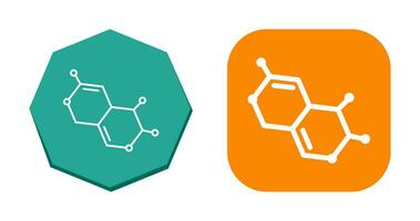 ícone de vetor de molécula