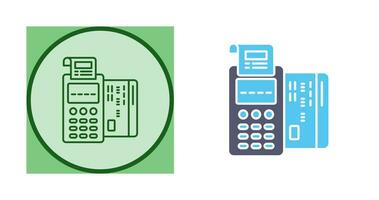 ícone de vetor terminal pos