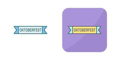 ícone de vetor de banner da oktoberfest