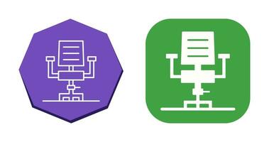 ícone de vetor de cadeira de mesa