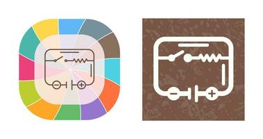 ícone de vetor de circuito elétrico